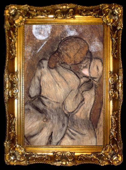 framed  Edgar Degas ibe amazons, ta009-2
